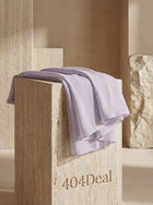 Châle rectangulaire en soie violette Dolce & Gabbana