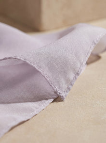 Châle rectangulaire en soie violette Dolce & Gabbana