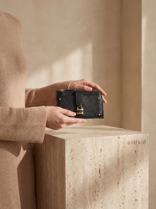 Chloé  Calf Leather Padlock Wallet