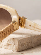 Dolce & Gabbana  Beige Acetate Full Rim Sunglasses