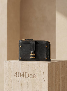 Chloé  Calf Leather Padlock Wallet