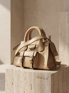 Chloé  Beige Leather Handbag