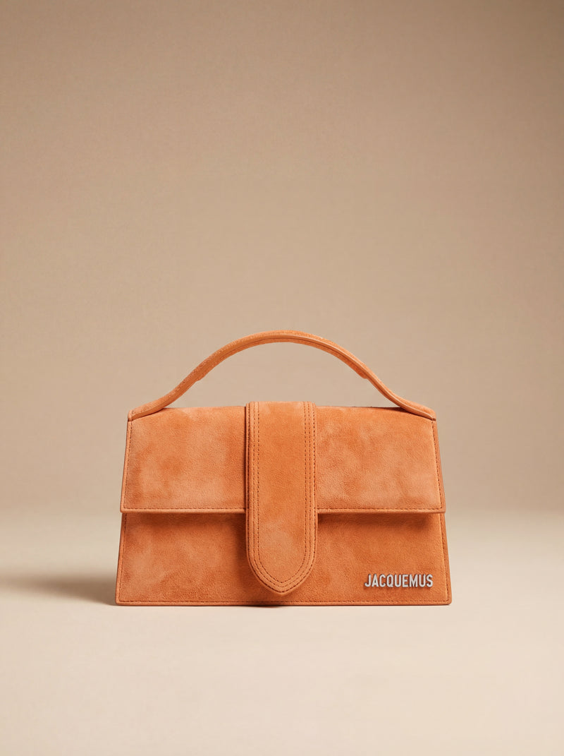 Sac à main Le Grand Bambino en cuir terre cuite