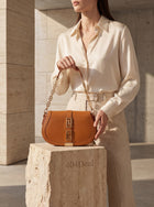 Versace  Leather Shoulder Bag