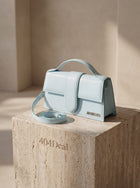 Pale blue Leather Le Grand Bambino Handbag
