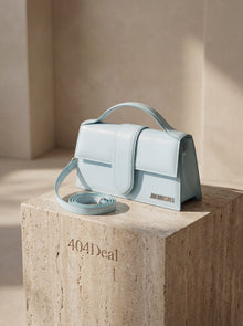 Pale blue Leather Le Grand Bambino Handbag