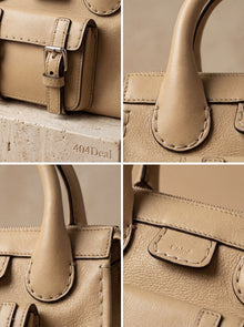 Chloé  Beige Leather Handbag