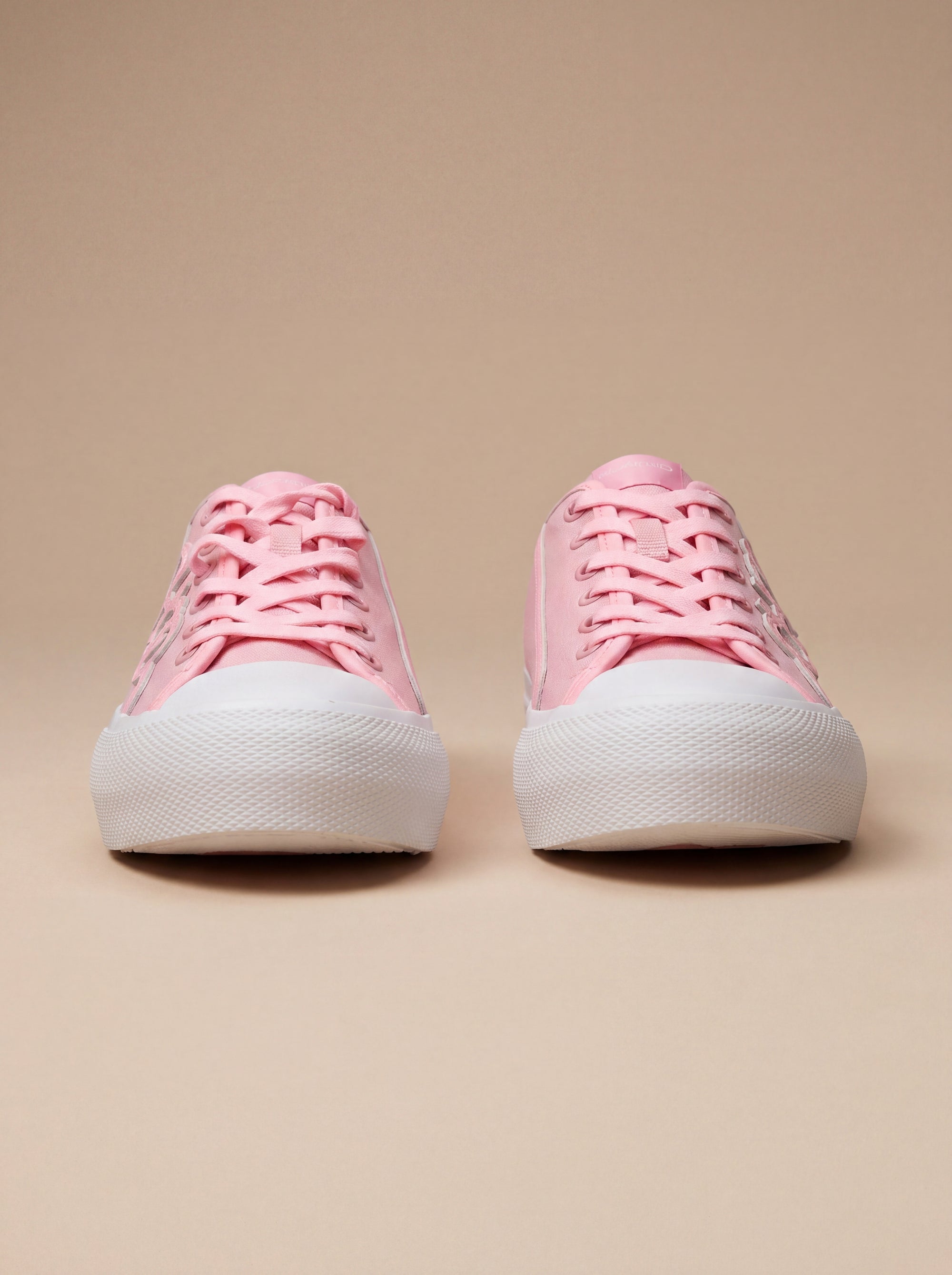 Jimmy Choo Low-Top Sneakers in Pink Fabric