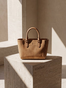 Sac bandoulière Bos Taurus en cuir de veau marron Brunello Cucinelli