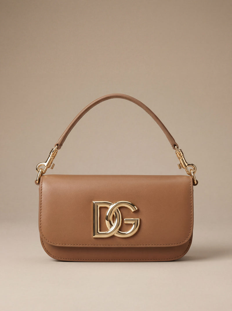 Dolce & Gabbana  Calf Leather DG Shoulder Bag