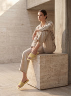 Chloé — Sand Flat Mules in Braided Recycled Rope
