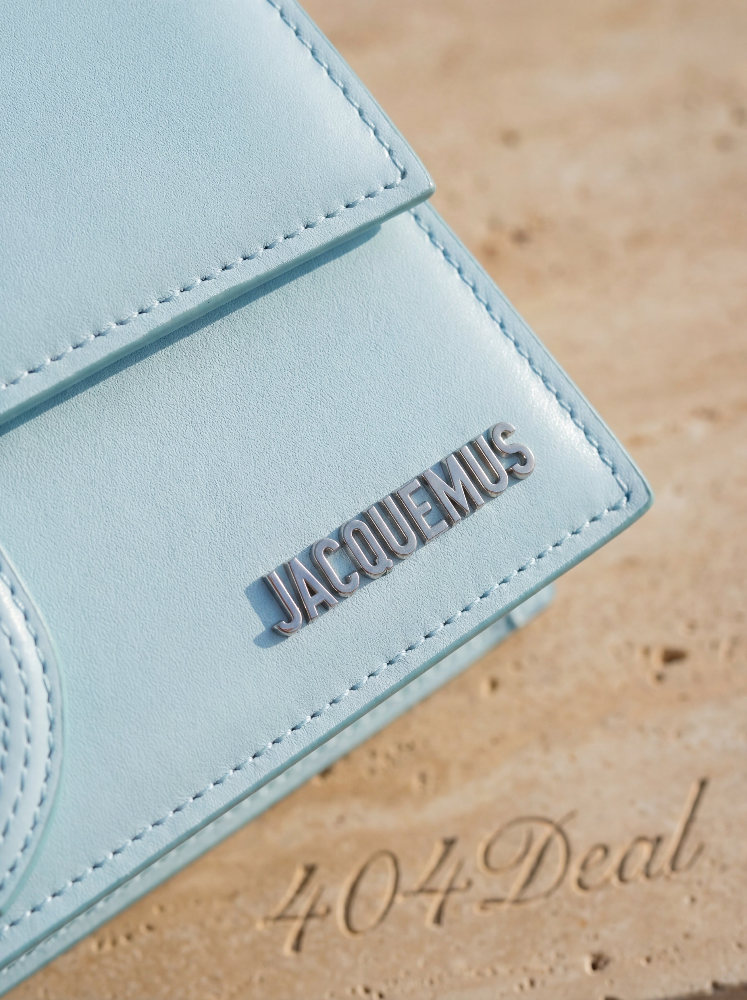 Pale blue Leather Le Grand Bambino Handbag