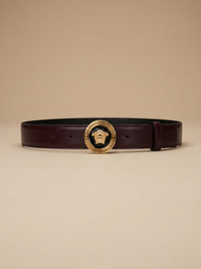 Versace Leather Regular Belt in Purple