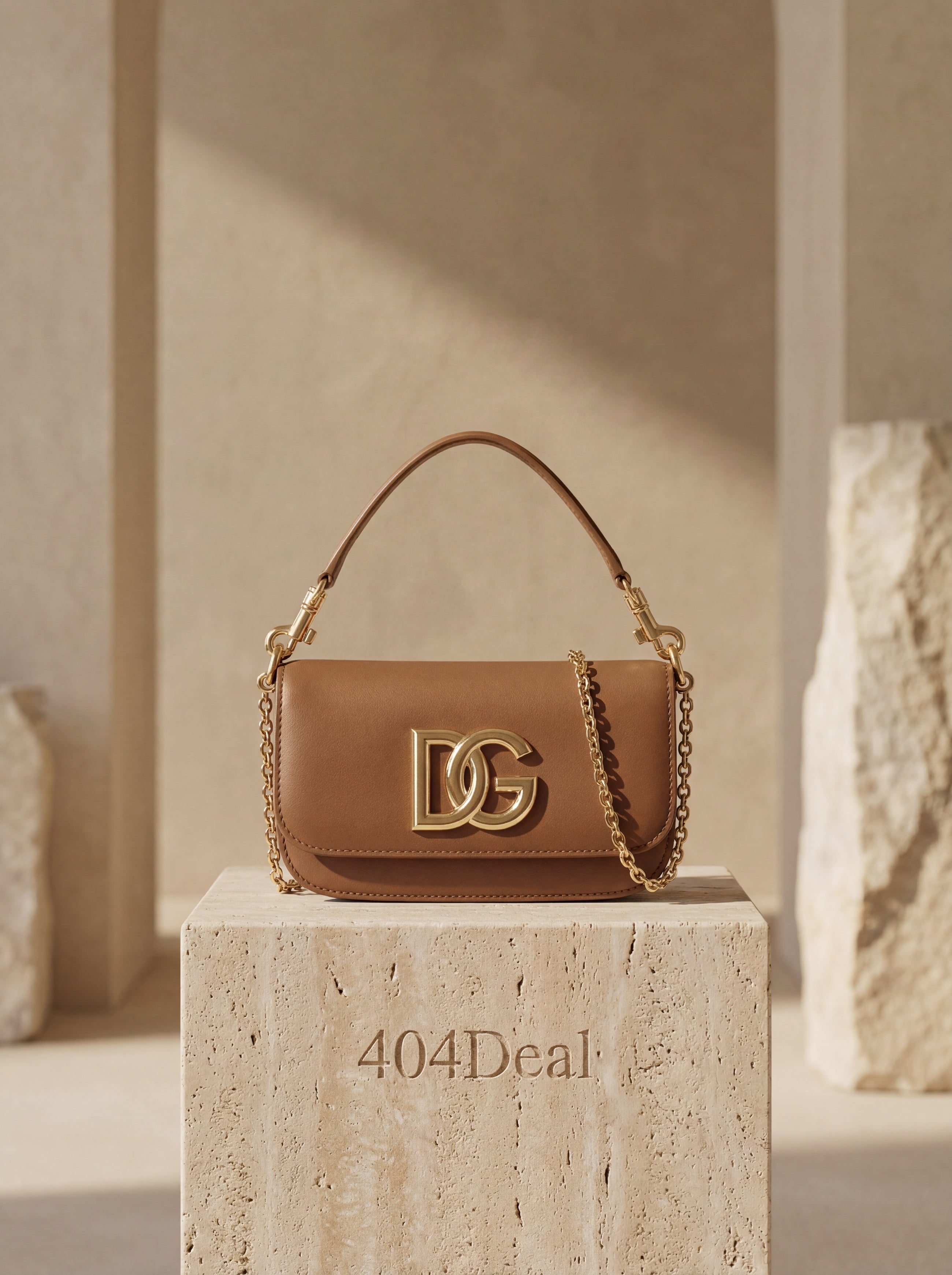 Dolce & Gabbana  Calf Leather DG Shoulder Bag